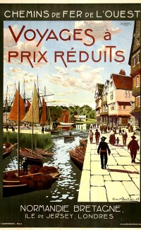 « Voyages à prix réduits, Normandie, Bretagne » – 1905