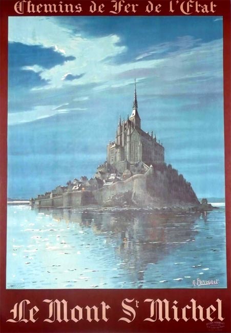 Vintage poster of Brittany Le Mont St. Michel - 1930 – Vintage posters